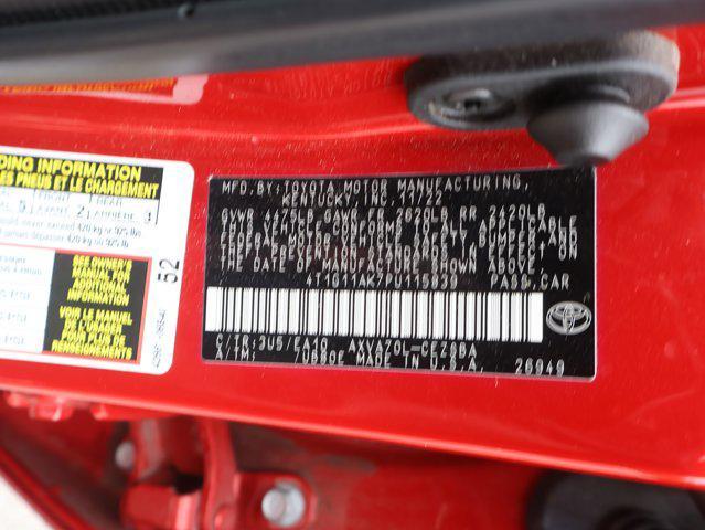 Photo of 2023 Supersonic Red Toyota Camry