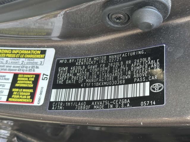 Photo of 2021 Predawn Gray Mica Toyota Camry