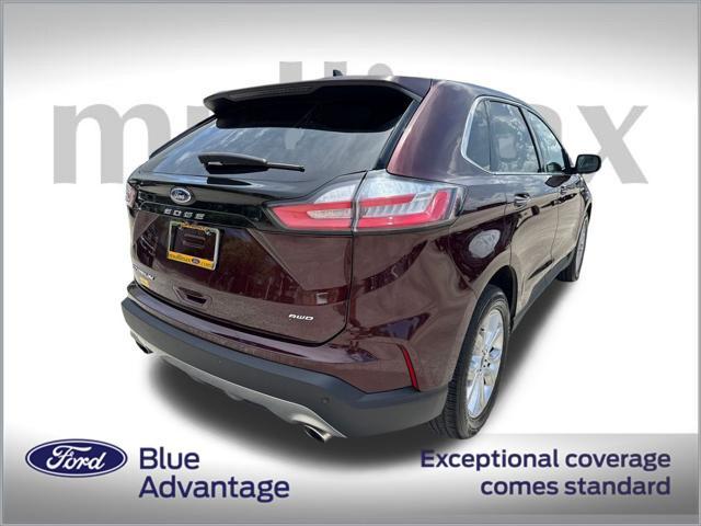 Photo of 2022 Burgundy Velvet Metallic Tinted Clearcoat Ford Edge