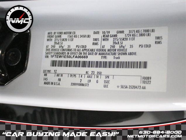 Photo of 2020 Oxford White Ford F-150