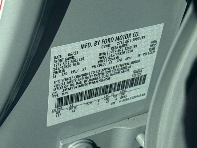Photo of 2023 Space White Metallic Ford Mustang Mach-E
