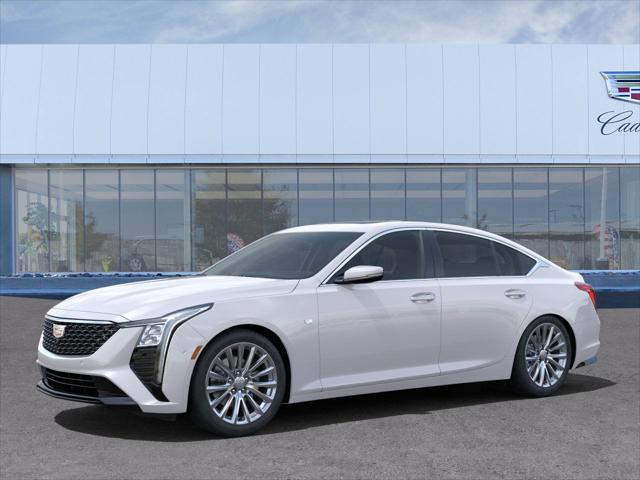 Photo of 2025 Crystal White Tricoat Cadillac CT5