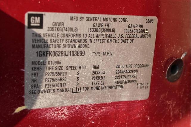 Photo of 2009 Red Jewel Tintcoat GMC Yukon XL