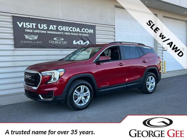 Photo of 2023 Volcanic Red Tintcoat GMC Terrain