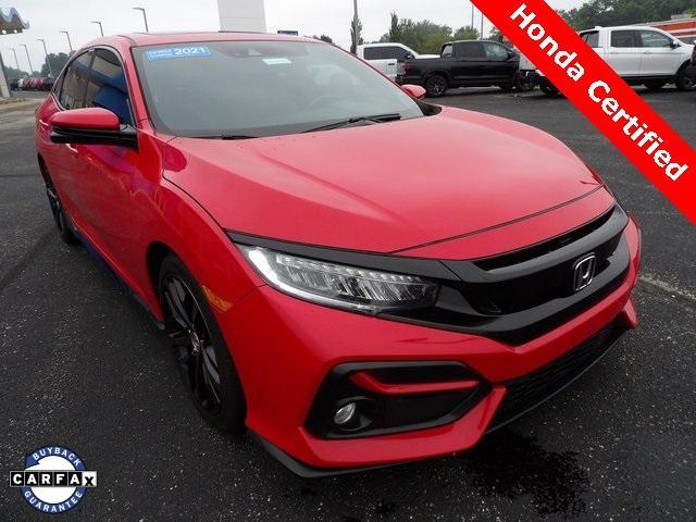 Photo of 2021 Rallye Red Honda Civic