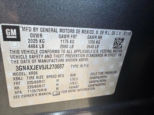 Photo of 2018 Gray Chevrolet Equinox