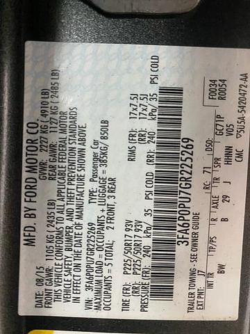Photo of 2016 GRAY Ford Fusion Energi
