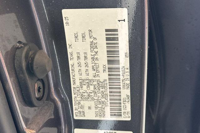 Photo of 2026 Magnetic Gray Metallic Toyota Tundra