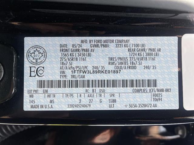 Photo of 2024 Agate Black Metallic Ford F-150