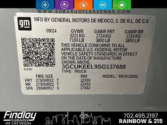 Photo of 2025 Slate Gray Metallic Chevrolet Silverado 1500