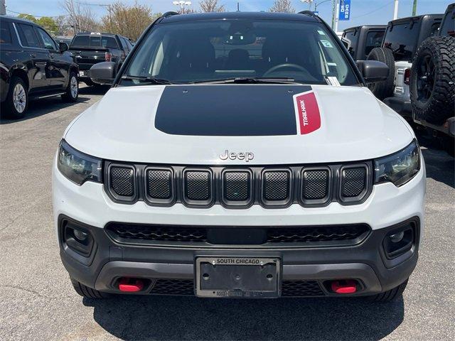 Photo of 2022 Bright White Clearcoat Jeep Compass