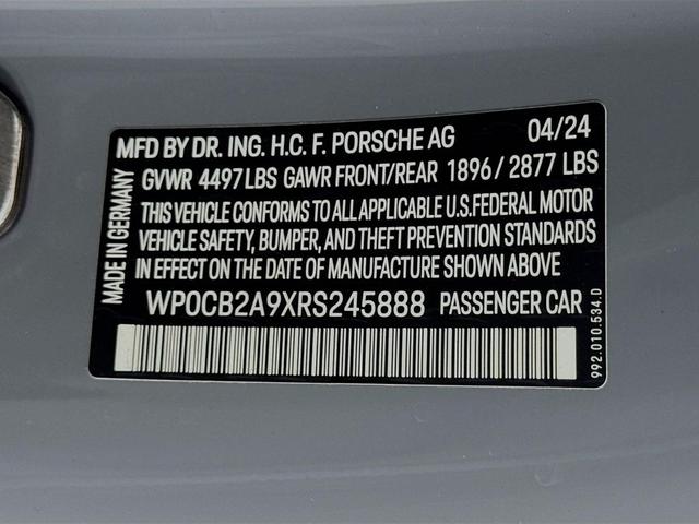 Photo of 2024 Arctic Grey Porsche 911