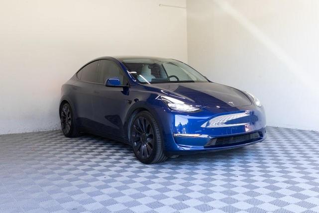 Photo of 2021 Blue Tesla Model Y