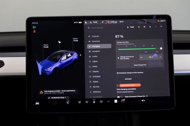 Photo of 2021 Blue Tesla Model Y