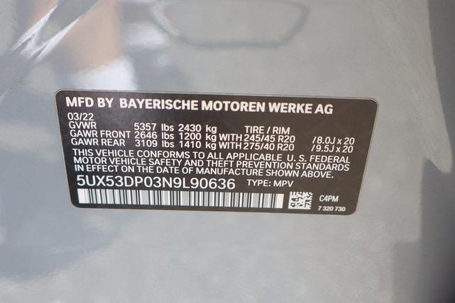 Photo of 2022 Brooklyn Gray Metallic BMW X3