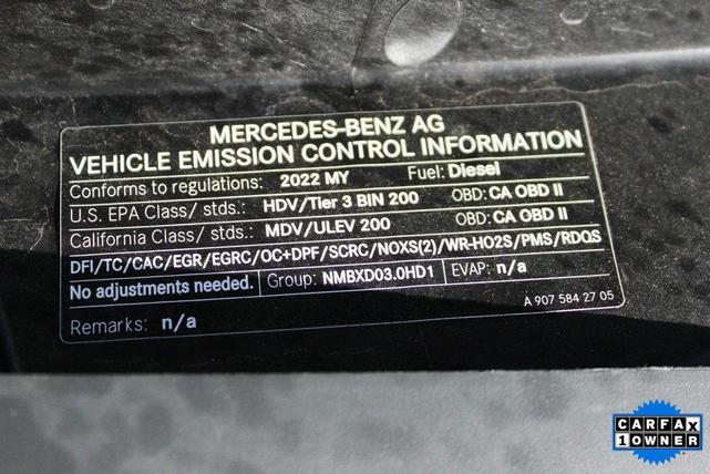 Photo of 2022 White Mercedes-Benz Sprinter 2500