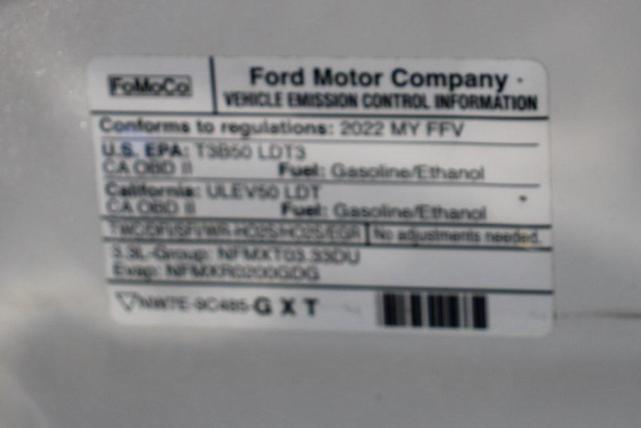 Photo of 2022 Oxford White Ford F-150