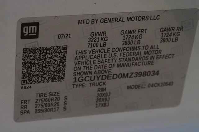 Photo of 2021 Summit White Chevrolet Silverado 1500