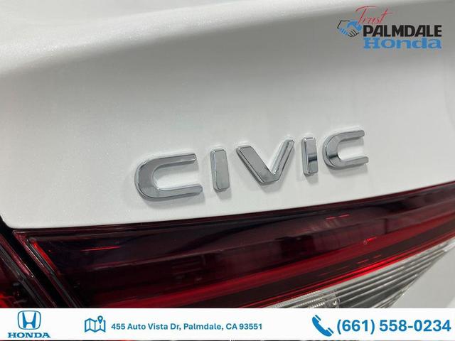 Photo of 2025 Platinum White Pearl Honda Civic