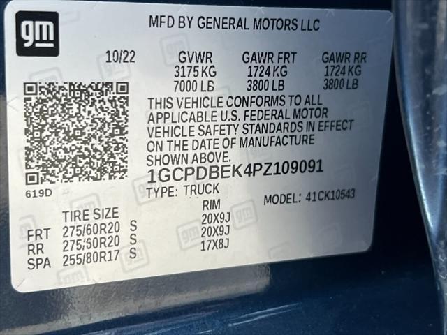 Photo of 2023 Northsky Blue Metallic Chevrolet Silverado 1500