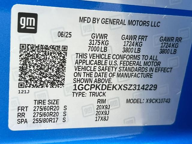 Photo of 2025 Rip Tide Blue Chevrolet Silverado 1500