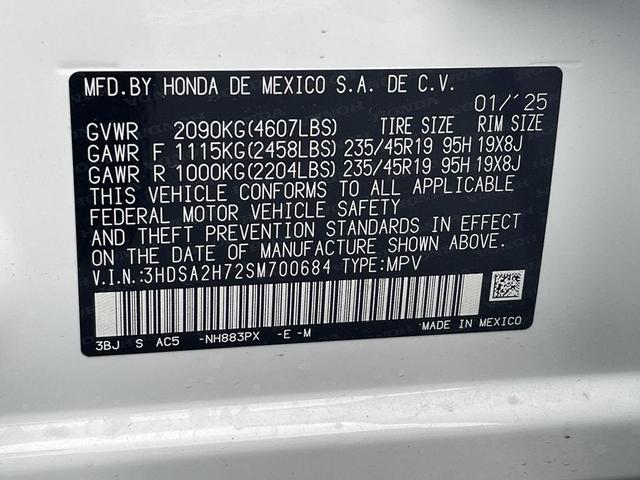 Photo of 2025 Platinum White Pearl Acura ADX