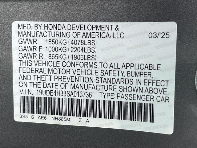 Photo of 2025 Liquid Carbon Metallic Acura Integra