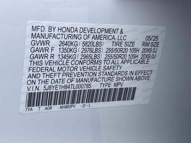 Photo of 2026 Platinum White Pearl Acura MDX