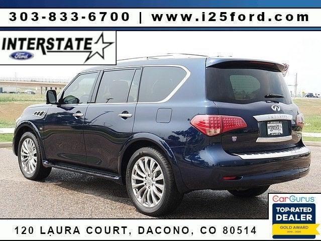 Photo of 2016 Hermosa Blue INFINITI QX80