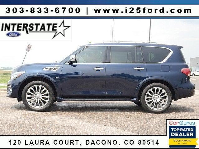 Photo of 2016 Hermosa Blue INFINITI QX80