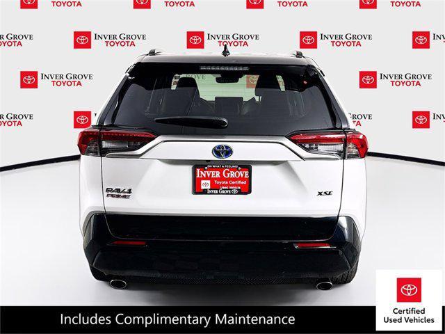 Photo of 2024 Wind Chill Pearl/Midnight Black Metallic Toyota RAV4 Prime