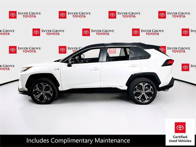 Photo of 2024 Wind Chill Pearl/Midnight Black Metallic Toyota RAV4 Prime