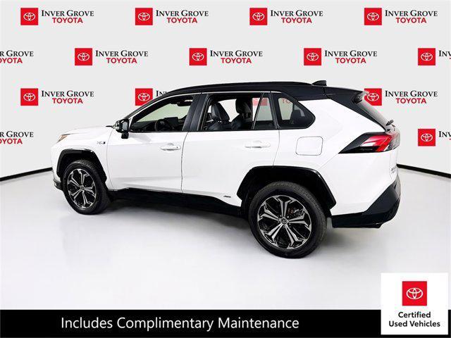 Photo of 2024 Wind Chill Pearl/Midnight Black Metallic Toyota RAV4 Prime