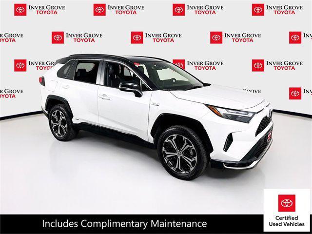 Photo of 2024 Wind Chill Pearl/Midnight Black Metallic Toyota RAV4 Prime