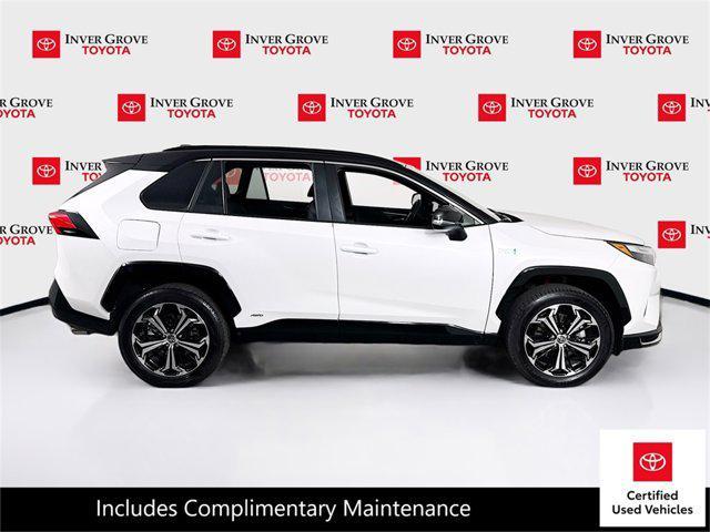 Photo of 2024 Wind Chill Pearl/Midnight Black Metallic Toyota RAV4 Prime