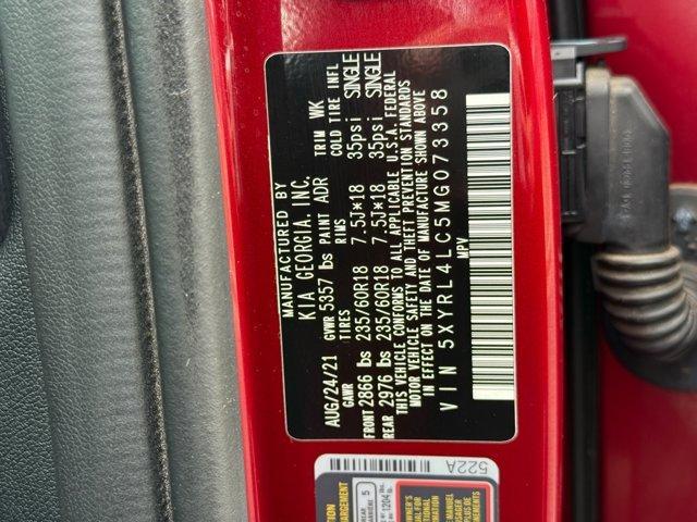 Photo of 2021 Passion Red Tintcoat Kia Sorento