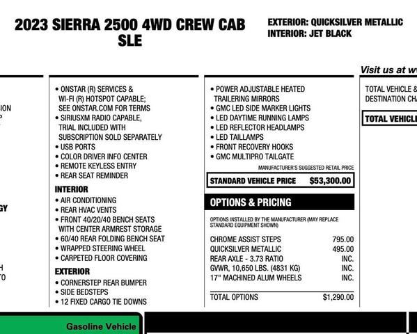 Photo of 2023 Quicksilver Metallic GMC Sierra 2500