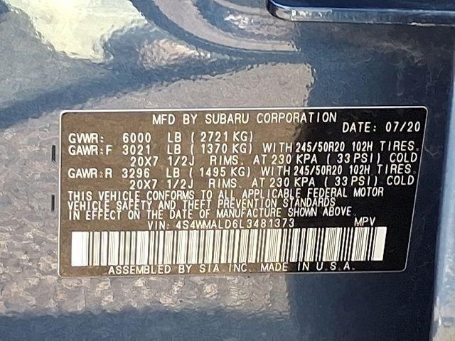 Photo of 2020 Abyss Blue Pearl Subaru Ascent