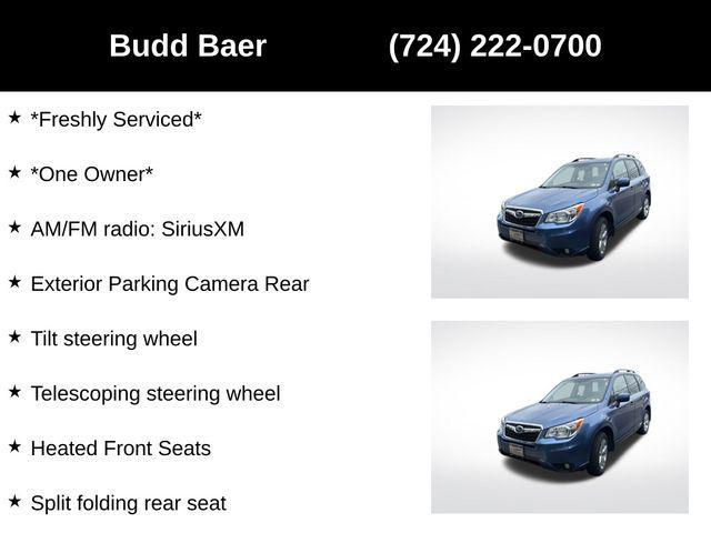 Photo of 2016 Quartz Blue Pearl Subaru Forester