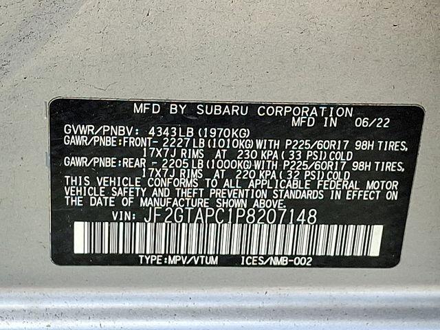 Photo of 2023 Ice Silver Metallic Subaru Crosstrek