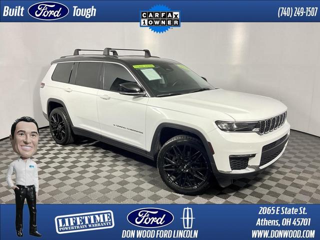 Photo of 2021 Bright White Clearcoat Jeep Grand Cherokee L