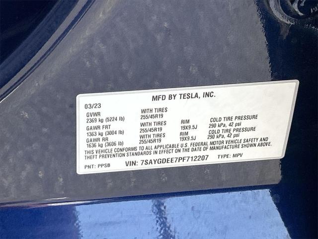 Photo of 2023 Deep Blue Metallic Tesla Model Y