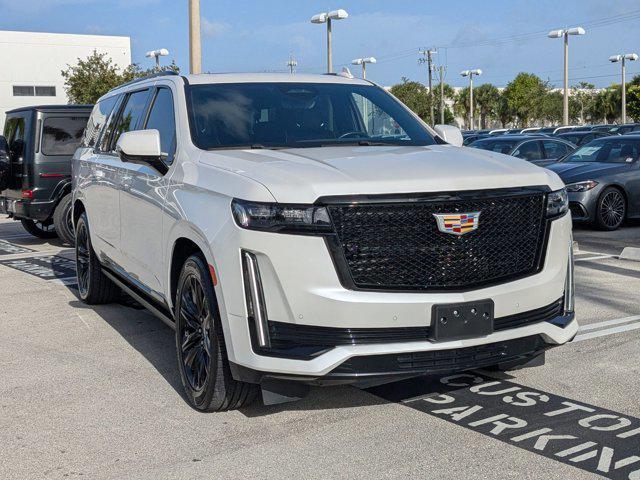 Photo of 2021 Crystal White Tricoat Cadillac Escalade ESV