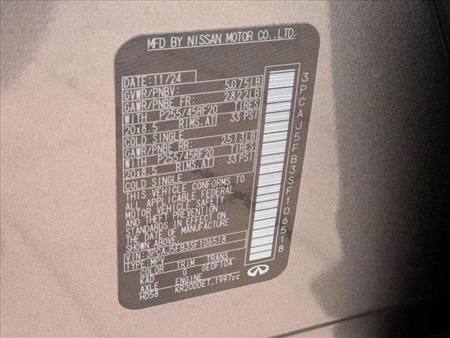 Photo of 2025 Graphite Shadow INFINITI QX50