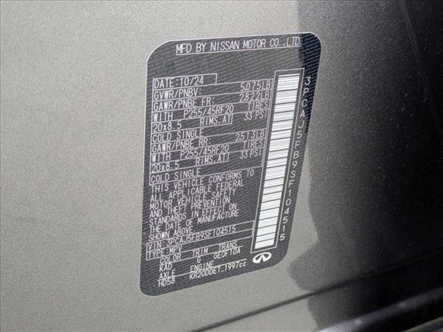 Photo of 2025 Graphite Shadow INFINITI QX50