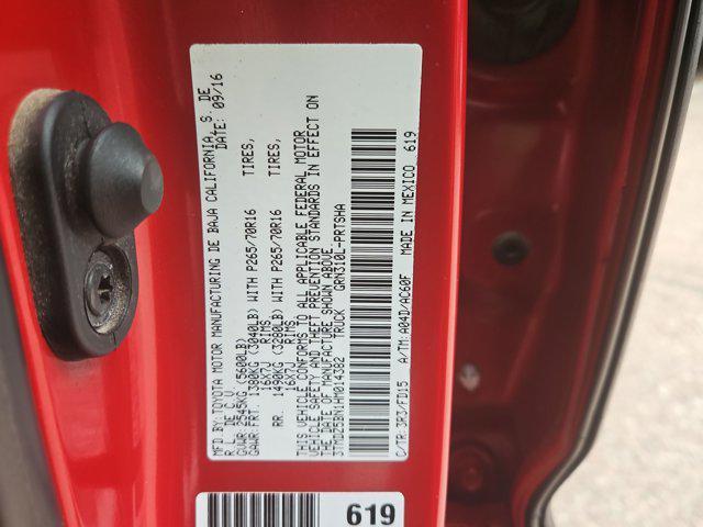 Photo of 2017 Barcelona Red Metallic Toyota Tacoma