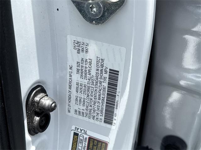 Photo of 2021 Platinum White Pearl Honda CR-V