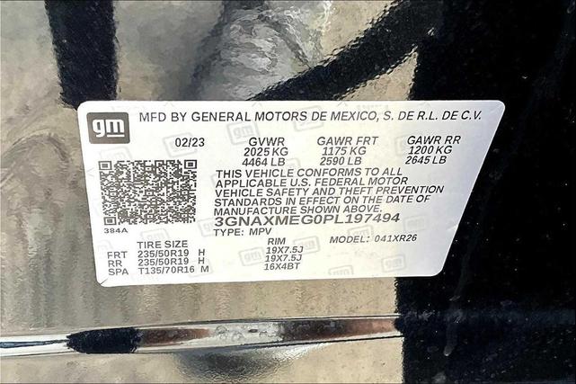 Photo of 2023 Mosaic Black Metallic Chevrolet Equinox
