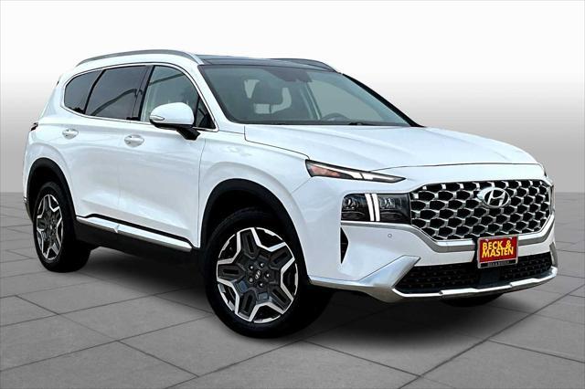 Photo of 2022 Quartz White Hyundai SANTA FE