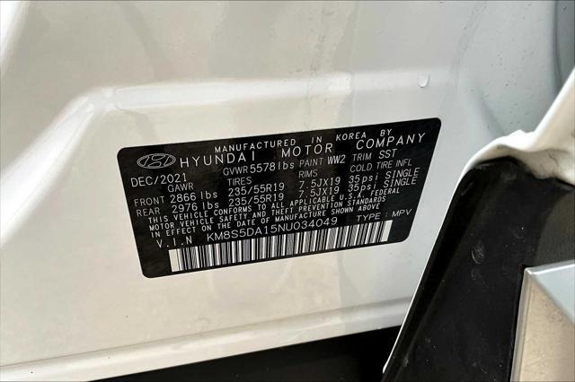 Photo of 2022 Quartz White Hyundai SANTA FE
